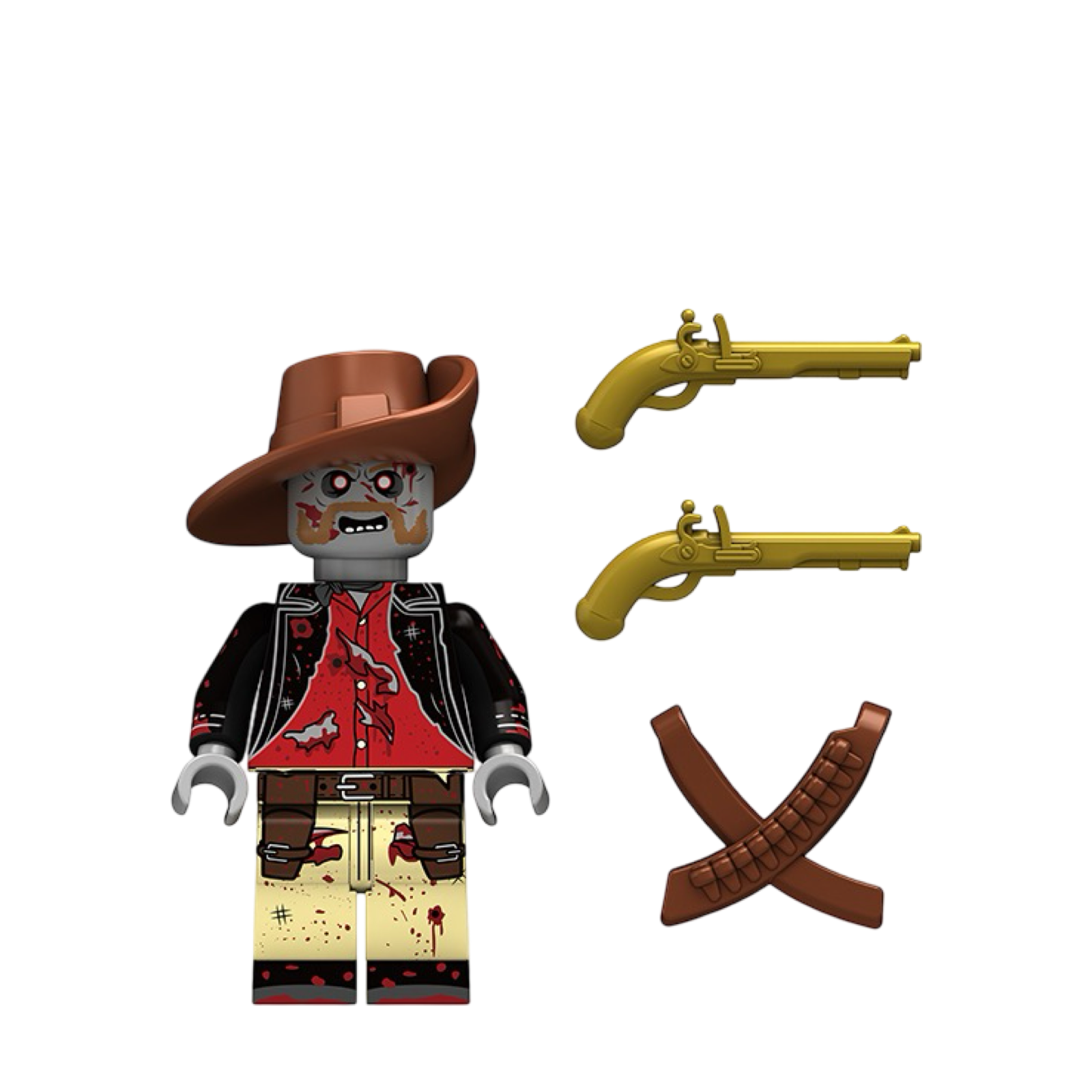 Brick Minifigures Zombies