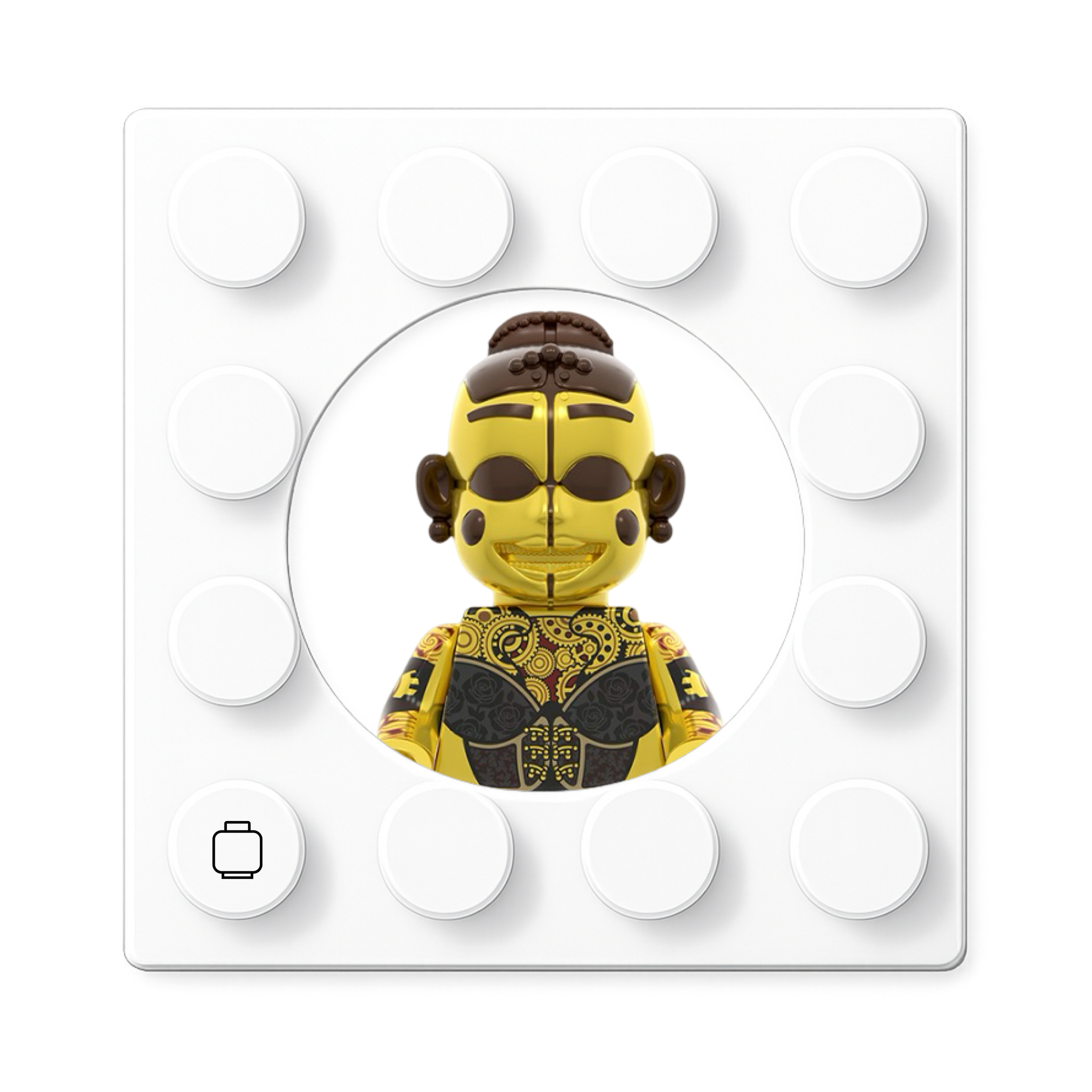 Freddy Five Nights Nightmare Animatronics Figure Toppers with 360-Degree Printing & Free Display Stand Durable Premium Plastic