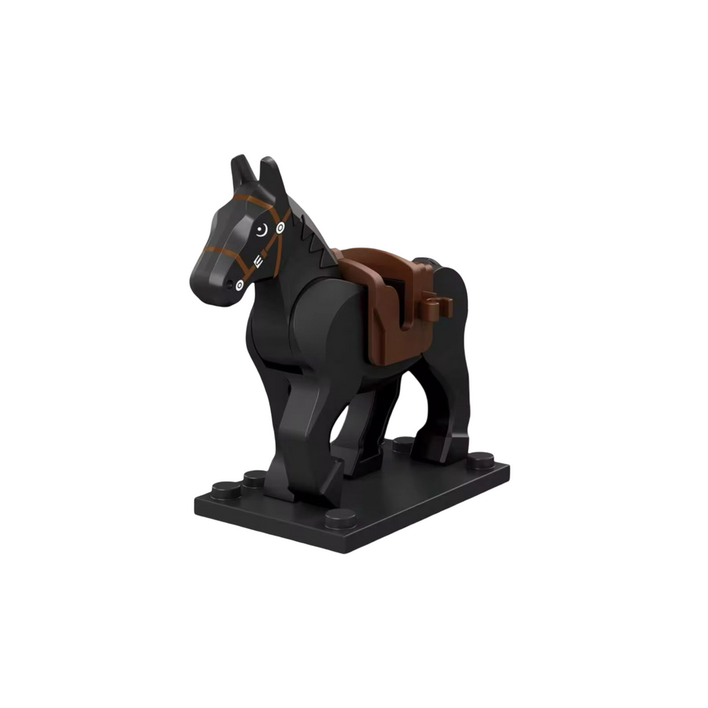 Brick Horse – Building Block Animal for Minifigures (Medieval / Western / Military / Farm)